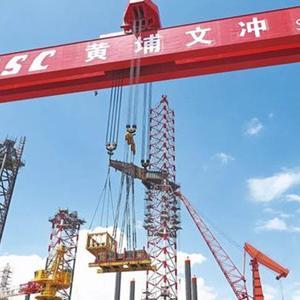 The steel structure of  shipyard gantry crane 